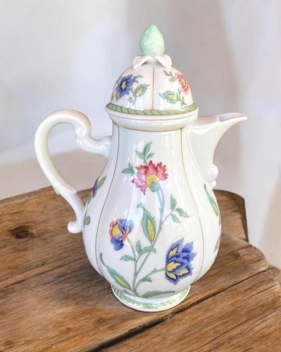 Vintage Villeroy Boch Heinrich Indian Summer Porcelain Coffee Pot