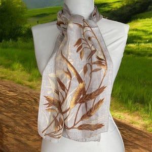 Écharpe Jones New York Rose En Rayon/silk Avec Franges - Neuf Avec étiquettes
