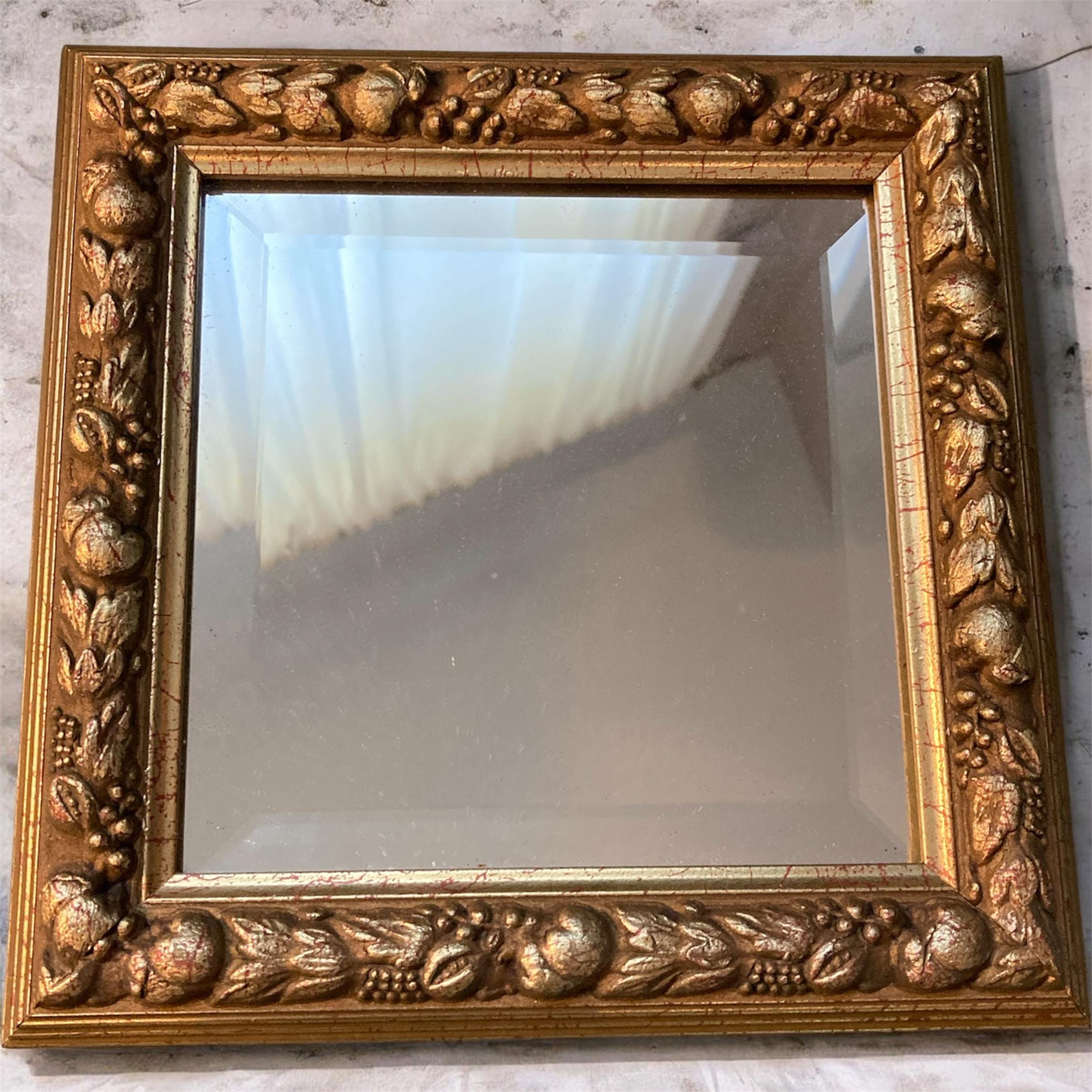 Wood Carved Mirror - Etsy