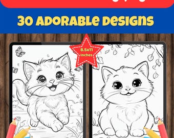 Kitten Coloring Pages | 30 Playful Designs (PDF Download)