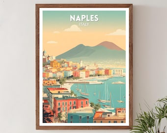 1960 年代 ヨーロッパ レトロ アート 装飾 ヴィンテージ ナポリ