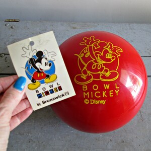 Vintage Mickey Mouse Bowling Ball Brunswick Bowl Mickey Ball EXCELLENT Walt Disney Mickey Mouse Bowling Ball Etsy