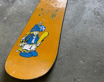 Vintage SIMS Noah Salasnek Snowboard 1990s with Skateboard