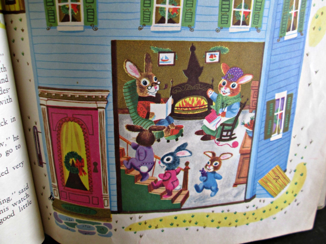 Vintage Richard Scarry The Animals' Merry | Etsy