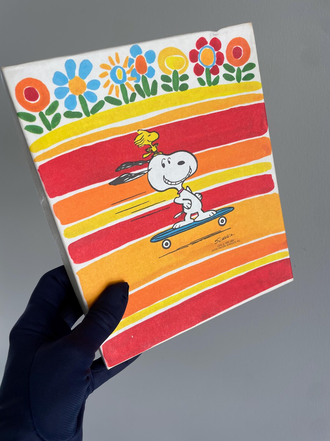 O*7様 ヴィンテージ フェルト絵画 1980's snoopy O*7様 ヴィンテージ