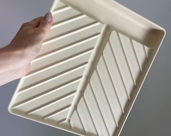 Vintage Anchor Hocking MicroWare Microwave Bacon Tray, Made in U.S.A.