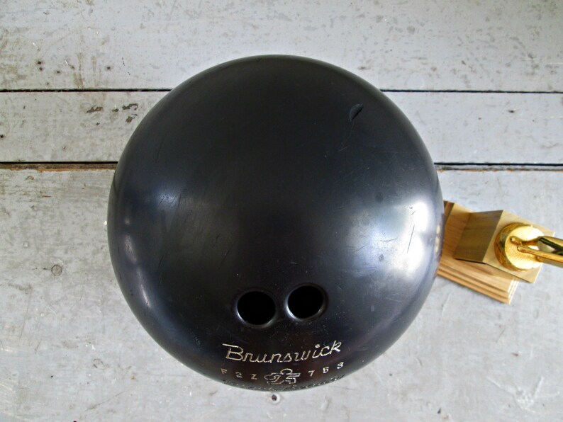 Vintage Brunswick Bowling Ball Black Beauty Bowling Ball Etsy Canada
