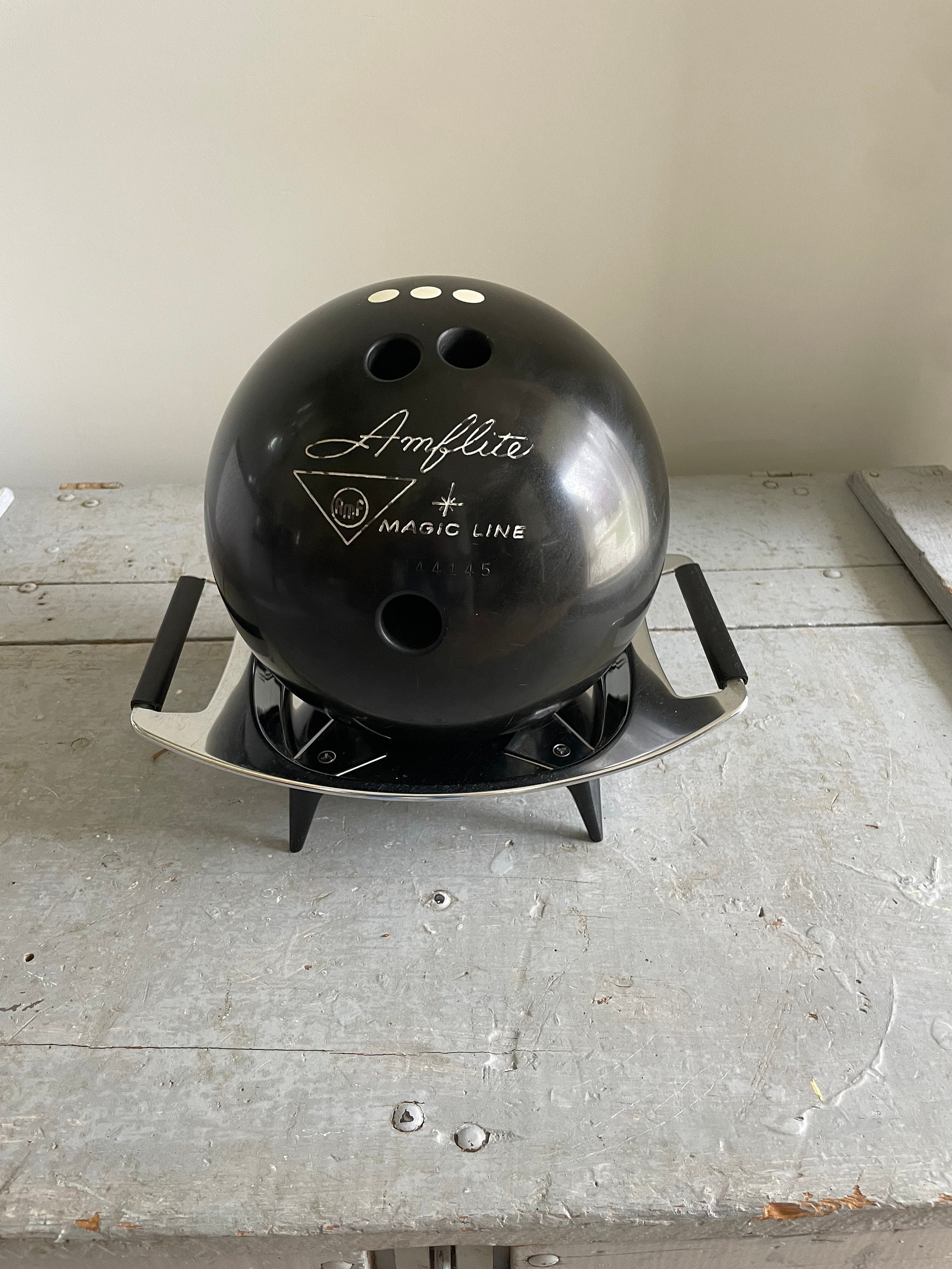 Vintage Magic Line Bowling Ball, AMF Amflite Bowling Ball, Mid