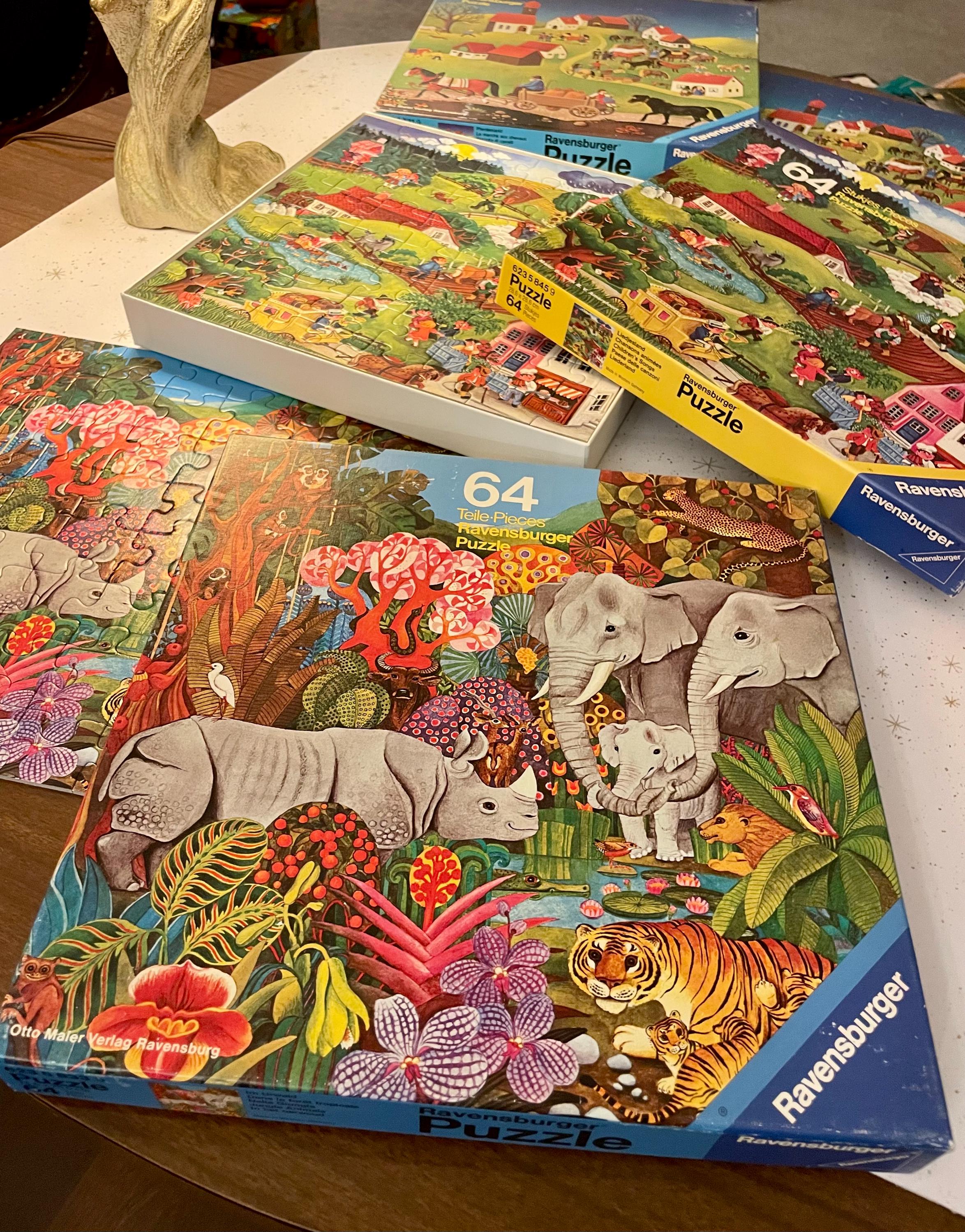 Vintage Ravensburger Puzzle - Etsy