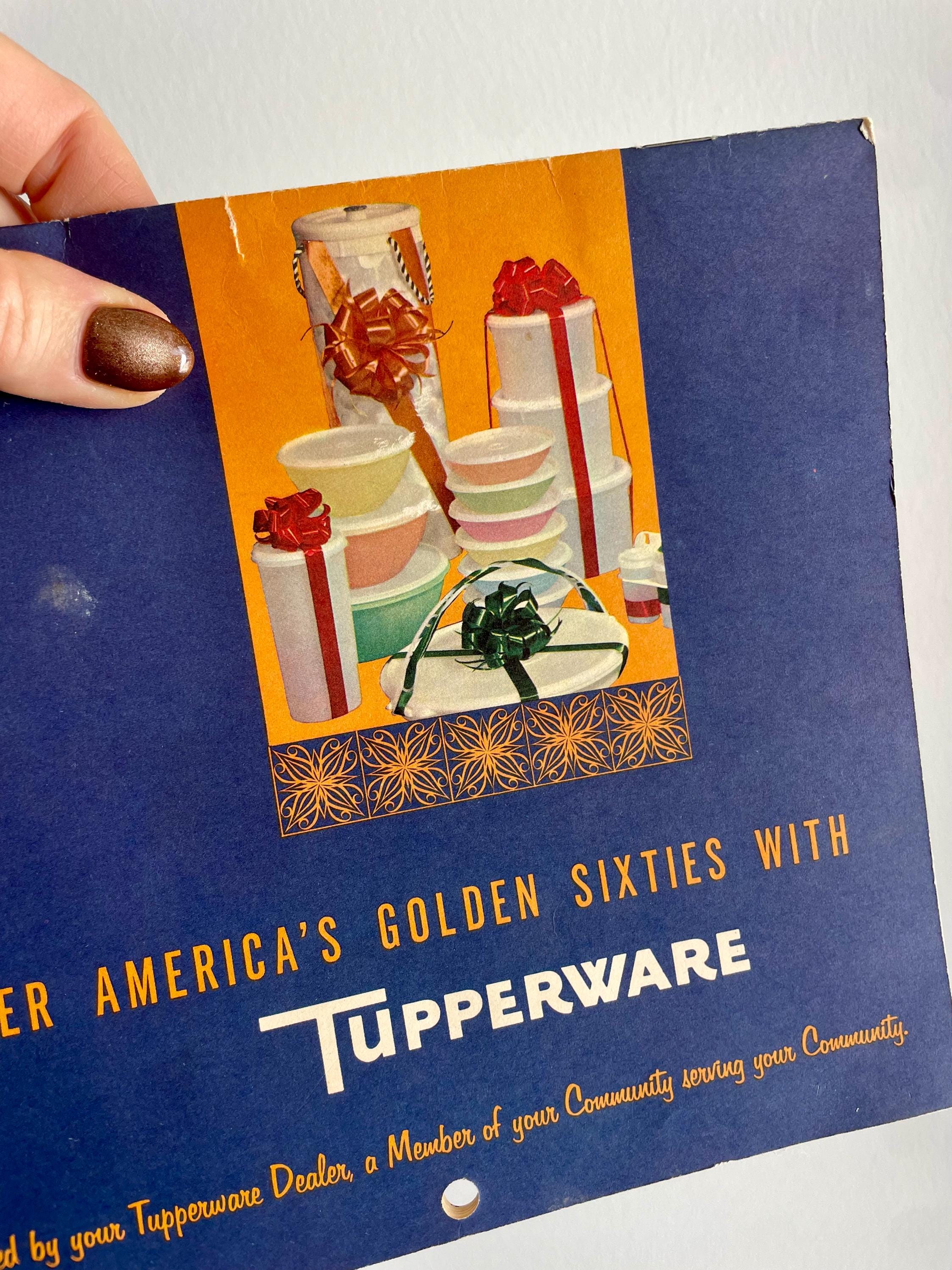 Vintage Tupperware Calendar 1960, RARE Tupperware Advertising, Displays ...