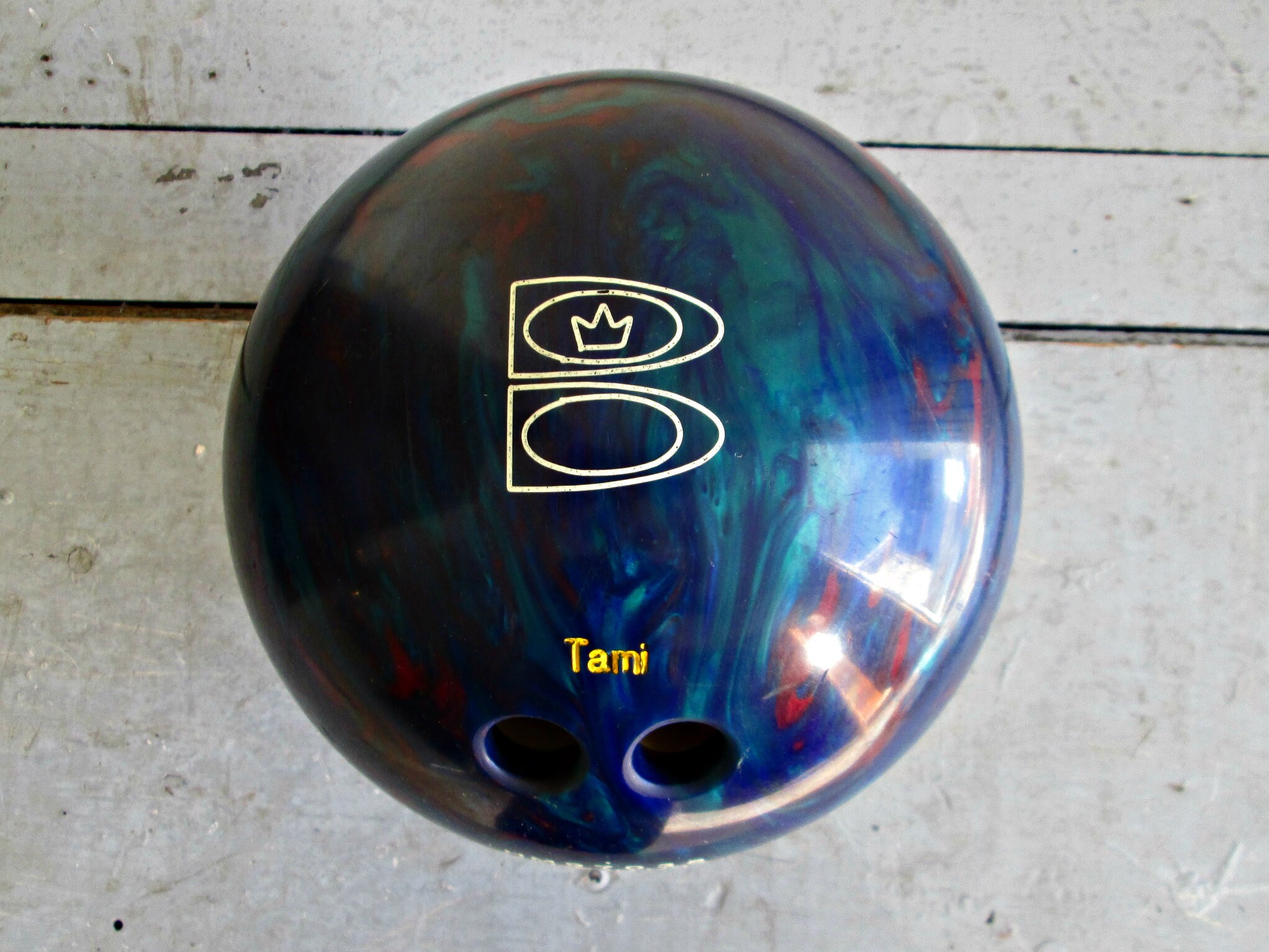 Vintage Brunswick Z Zone Bowling Ball EXCELLENT Blue Etsy Canada