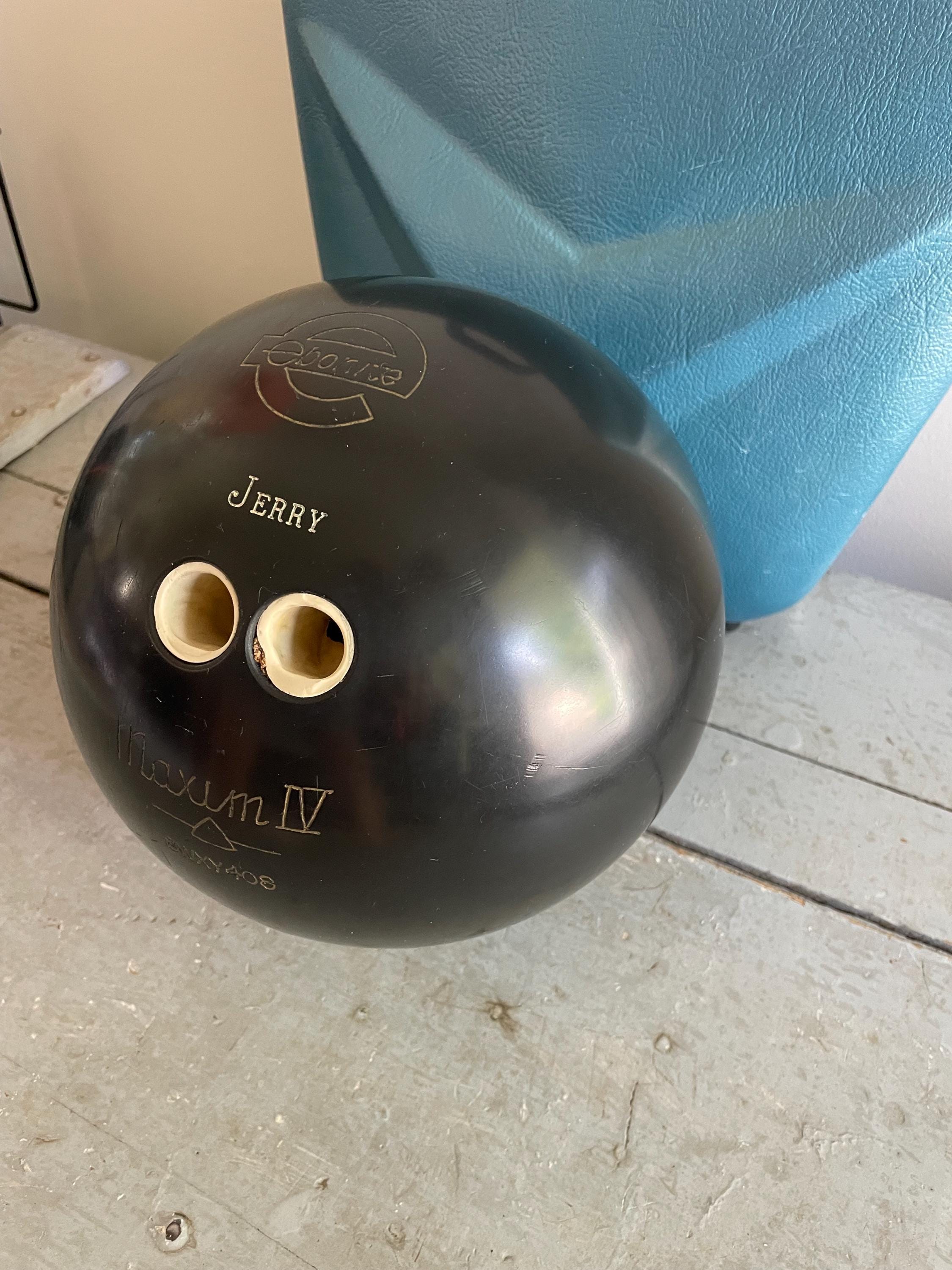 Vintage Ebonite Bowling Ball: Maxim IV Mid-century Retro Ball
