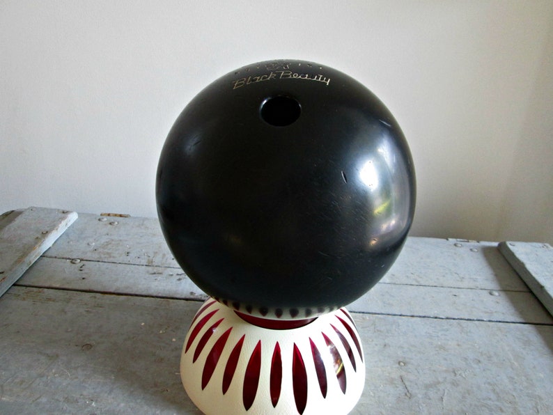 Vintage Brunswick Bowling Ball Black Beauty Bowling Ball Etsy