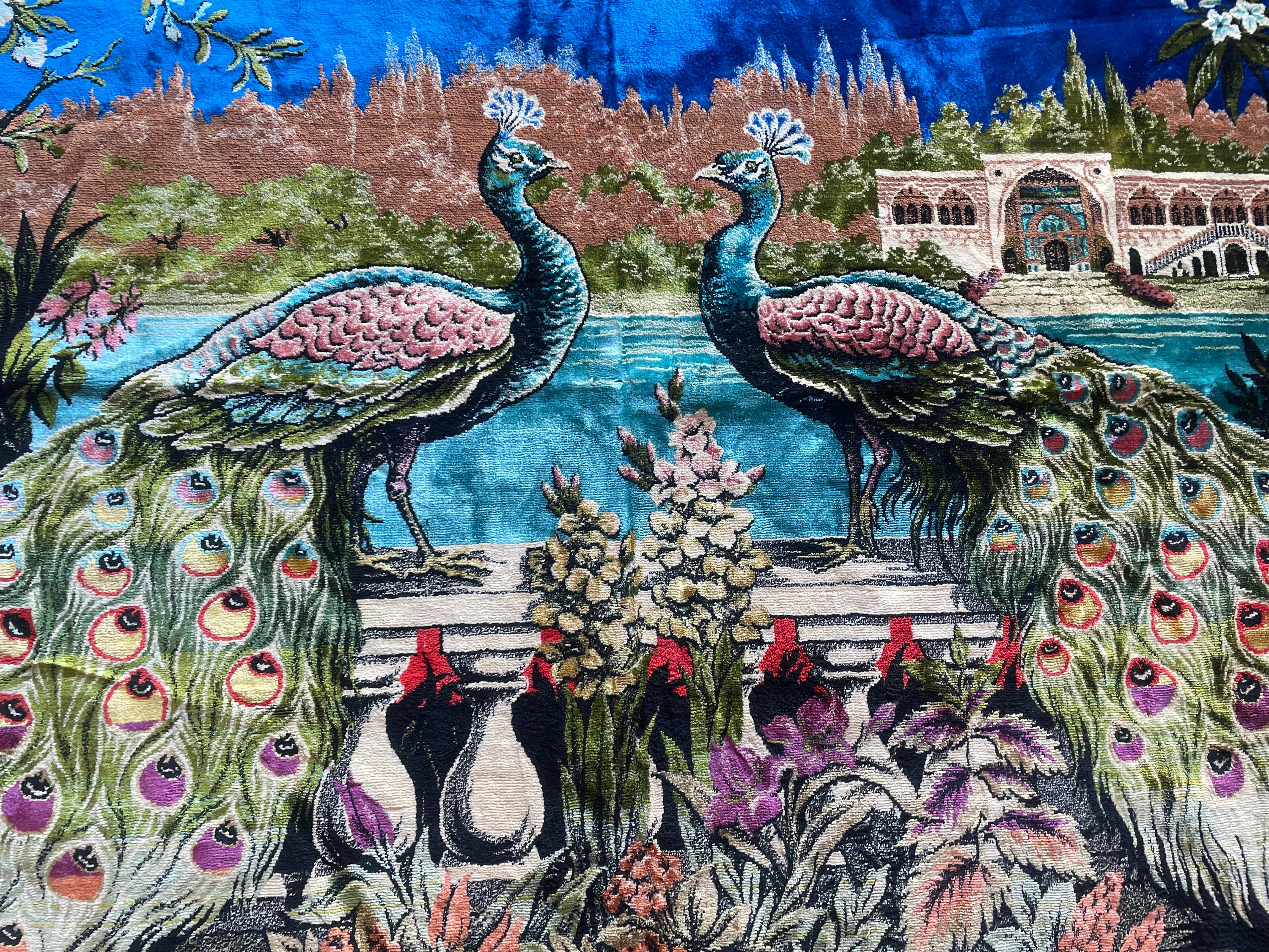 Vintage Velvet Animal Wall Rugs - Etsy