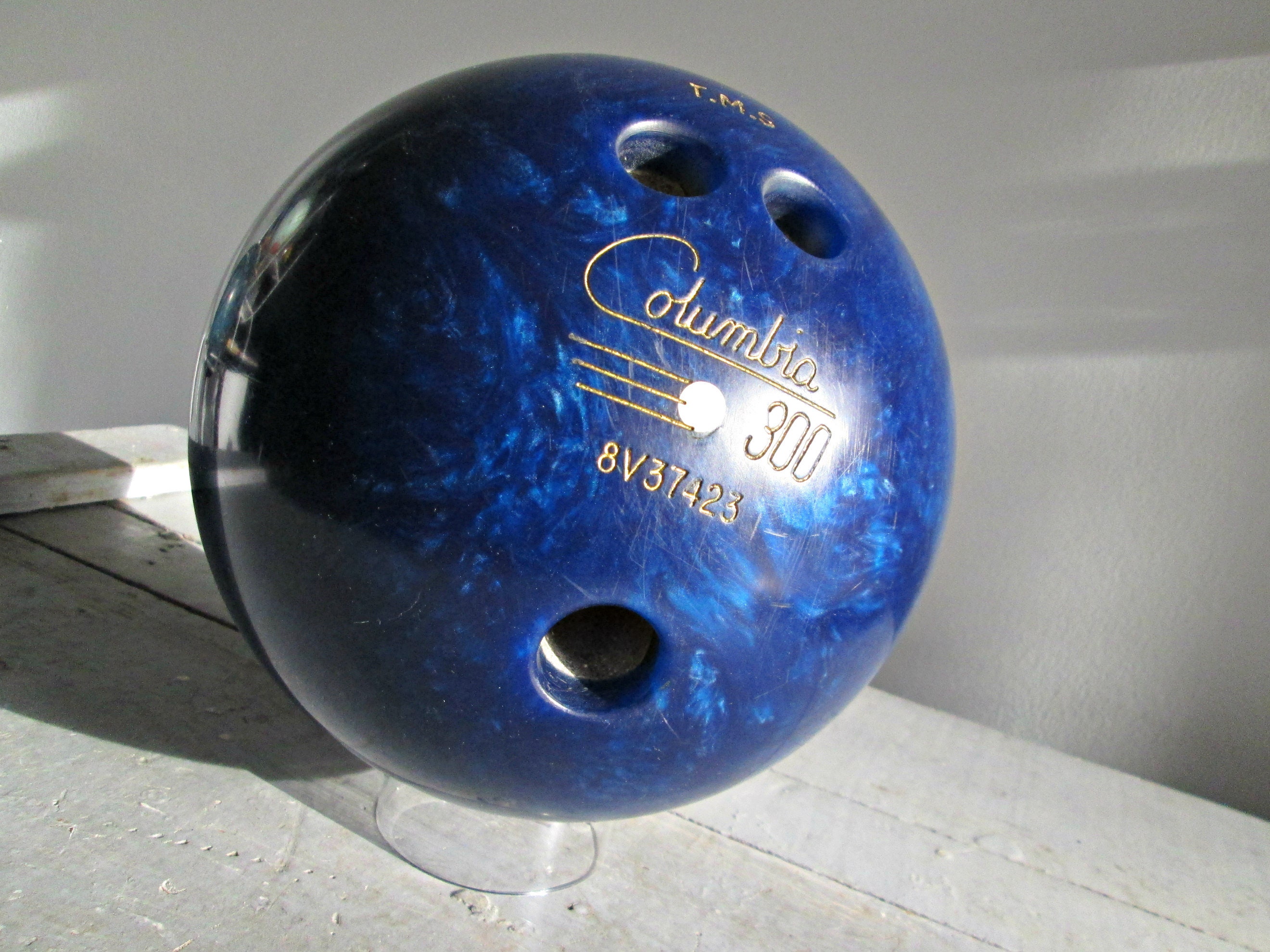 ボウリングボール Columbia LEGEND ホワイト ドット