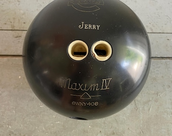 Vintage Ebonite Bowling Ball: Maxim IV Mid-century Retro Ball