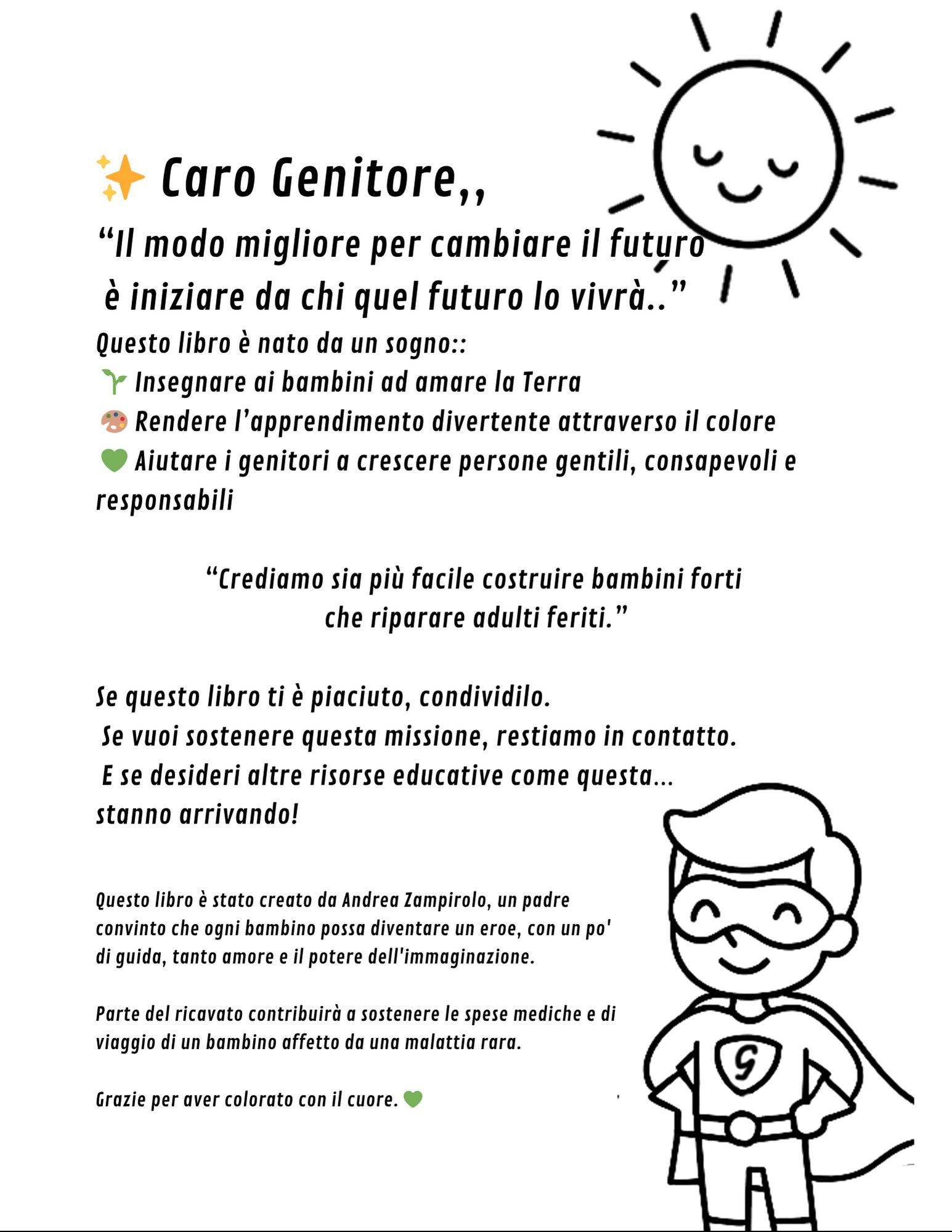 ABC Ecologico da Colorare – Libro educativo per bambini – PDF da stampare  con giochi, carte e attività ambientali, image size:1545x2000