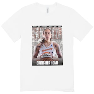 Brittney Griner Shirt, Phoenix Mercury WNBA SLAM Cover Shirt, Unisex Sports Tee, Vintage Retro Basketball Streetwear, Gift For Women