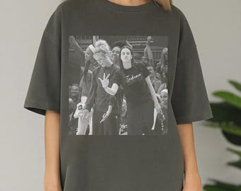 Vintage Caitlin Clark x Sophie Cunningham Basketball Shirt, Indiana Basketball Women, Sophie Cunningham WNBA T-Shirt, Caitlin Clark Shirt