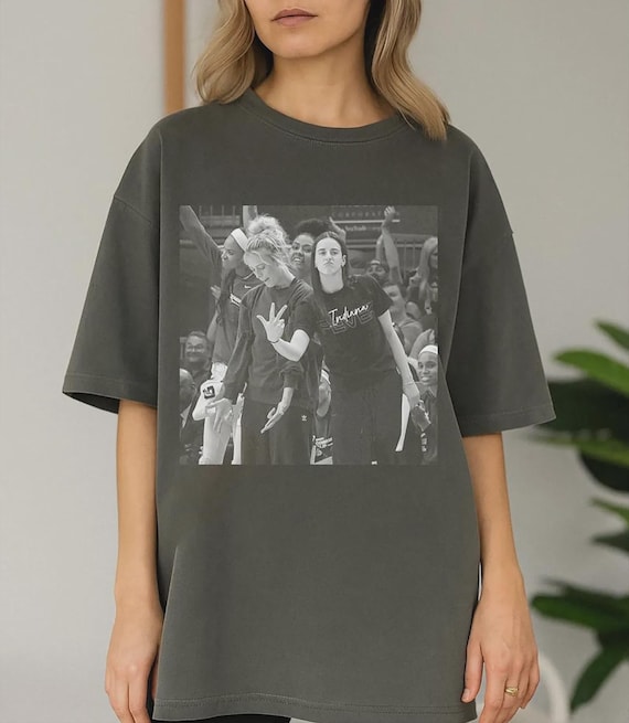 Vintage Caitlin Clark x Sophie Cunningham Basketball Shirt, Indiana Basketball Women, Sophie Cunningham WNBA T-Shirt, Caitlin Clark Shirt