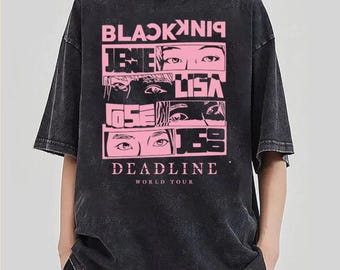 BLACKPINK deadline ソウルコン ラウンド ロゴ Tシャツ M BLACKPINK deadline ソウルコン ラウンド ロゴ Tシャツ M