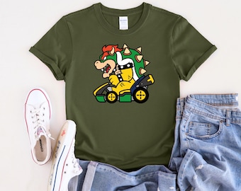 Mario Kart Shirt, Mario Kart Characters Shirt, Bowser Shirt, Mario Family Shirt, Super Mario Gaming Shirt, Mario Shirt