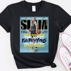 Paige Bueckers Dallas Wings WNBA SLAM Cover T-Shirt
