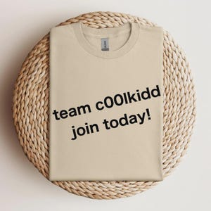 Team c00lkidd Join Today, Roblox, Hacker, Forsaken, Gamer Apparel, Gaming T-Shirt for Gamers, Unisex ADULT Tee
