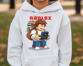 Back To School Roblox Hoodie, Roblox Boy Outfit, Back To School Matching Sweatshirt, Youth Sweatshirt for Kids, Roblox Hoodie