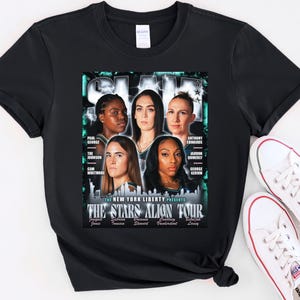 Sabrina Ionescu & Breanna Stewart Shirt, New York Liberty WNBA SLAM Cover Shirt, Vintage Retro Basketball Streetwear, Gift For Women