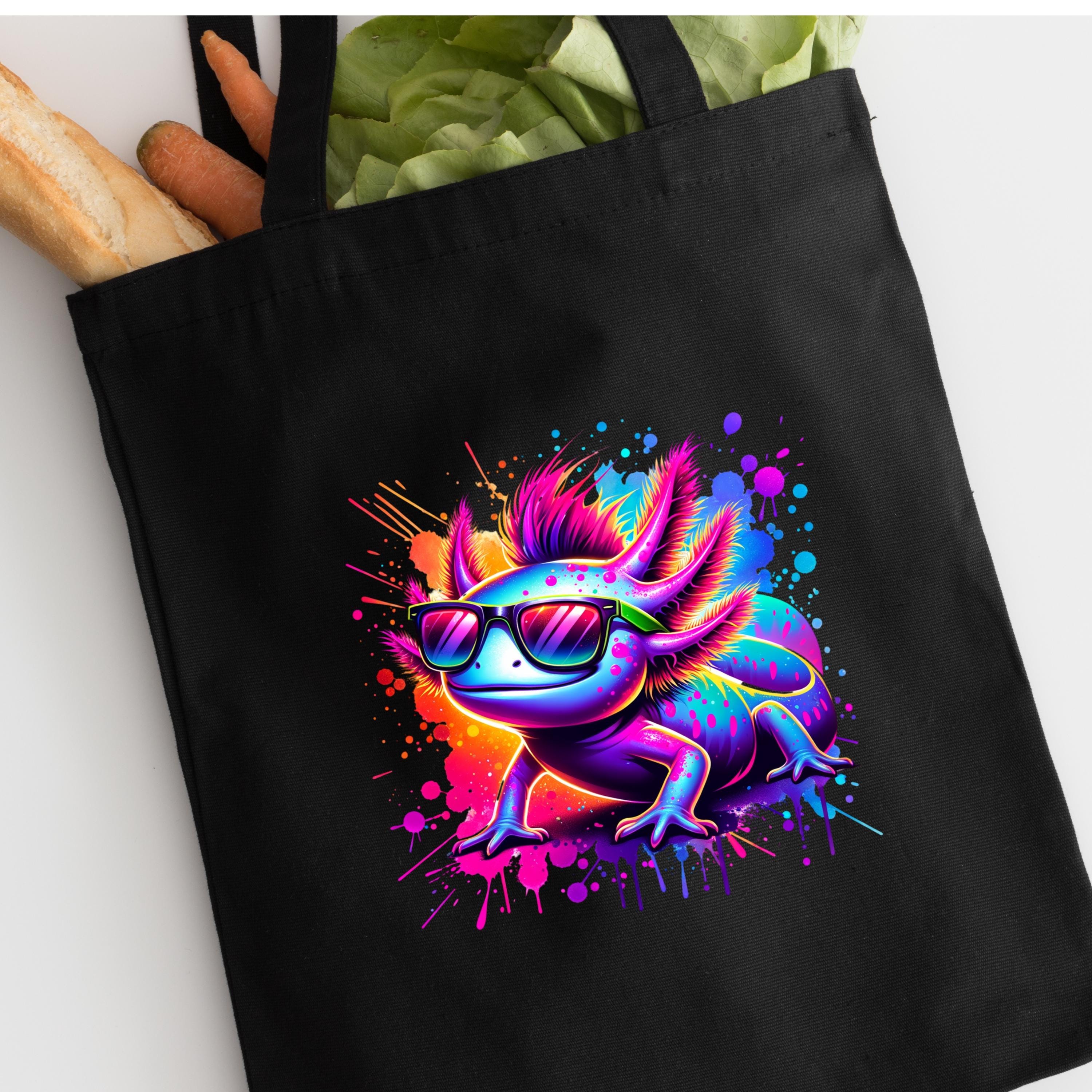 Watercolor Axolotl Clipart PNG: Rainbow Splash Sublimation Designs ...