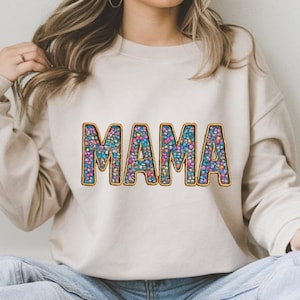 Floral   Mama PNG, Preppy Mama Png, Mama Flower Png, Retro Mama Png, Mothers day png, Mama png, Mom png, Gift for mama png,
