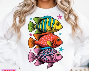 Trout PNG, Fish PNG, Summer PNG, Spring Png, Whimsy Png, Girly Png, Stripes Png, Dainty Png, Lake Days Png, Trout Fish Png, Trendy Png