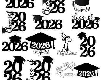 Graduation Svg png Bundle,Graduation Cap Svg, Grad 2026,Class of 2026,Graduation 2026 Svg, Graduation Topper Svg,Cut Files,Instant Download