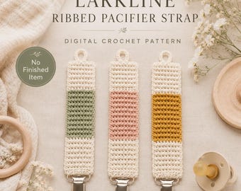 Schema PDF per clip per ciuccio all'uncinetto, porta ciuccio per neonati, clip per ciuccio a forma di fiore, adatto ai principianti, regalo amigurumi per neonati, download immediato