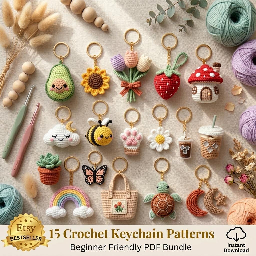 Plush keychain - Etsy 日本