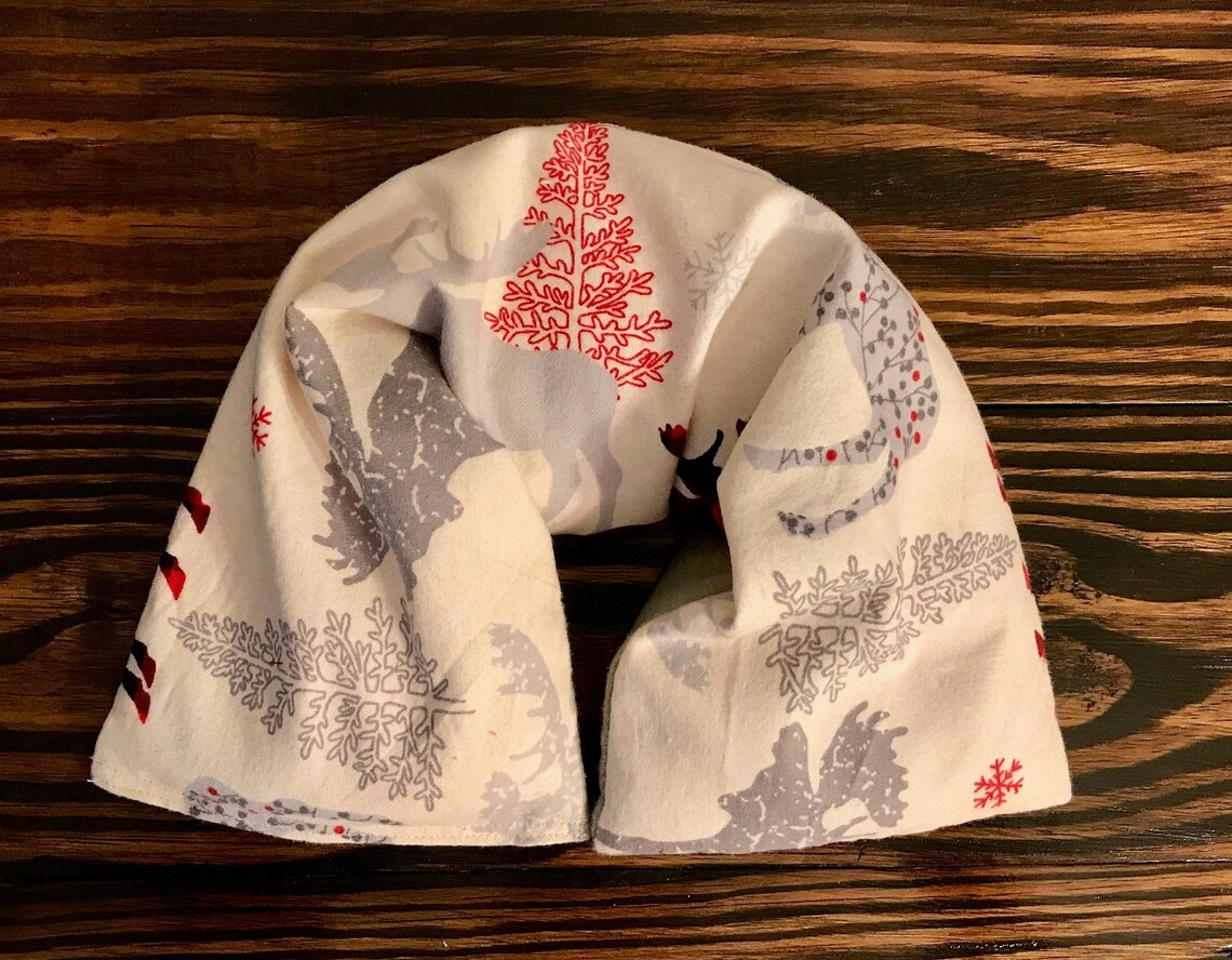 Rice Microwaveable Heating Neck Warmer Rice Neck Warmerrice Etsy