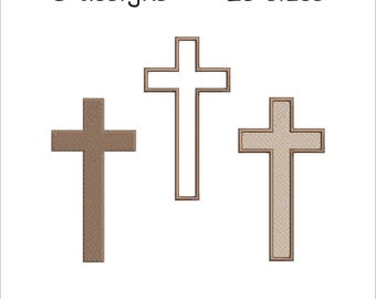 Cross Embroidery Design, Mini Cross Embroidery Design, Cross Machine Embroidery, Easter Cross embroidery design, Christmas cross embroidery
