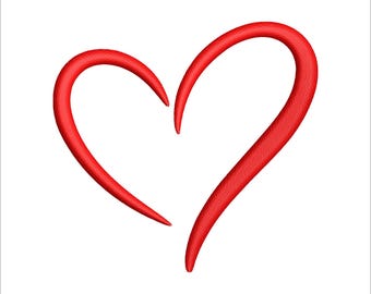 Mini Heart Embroidery Design: Machine Embroidery File (Instant Download)