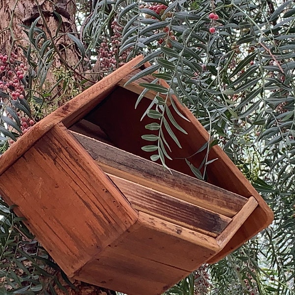 Ready to ship        Morning Doves or Wren Nesting box, bird box for gift, Ready to ship in 3-5 days.Wren,Dove or swallow customers pictures