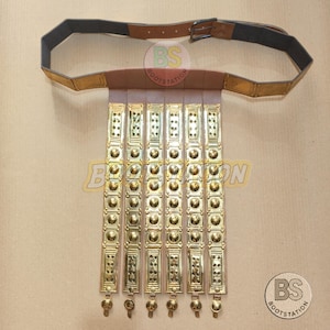 ROMAN Legionary Cingulum Belt | Handcrafted Leather Apron Belt | Centurion, Spartan Reenactment