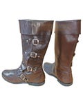 Handmade Medieval Leather Long Boots: Viking Boot, Pirate Shoe, Renaissance Costume Footwear product logo