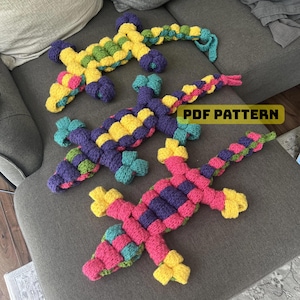 Classic 90s Beaded Lizard Pattern – Digital Download Craft Template