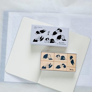 Do-nothing Girls - Wooden Stamp Set