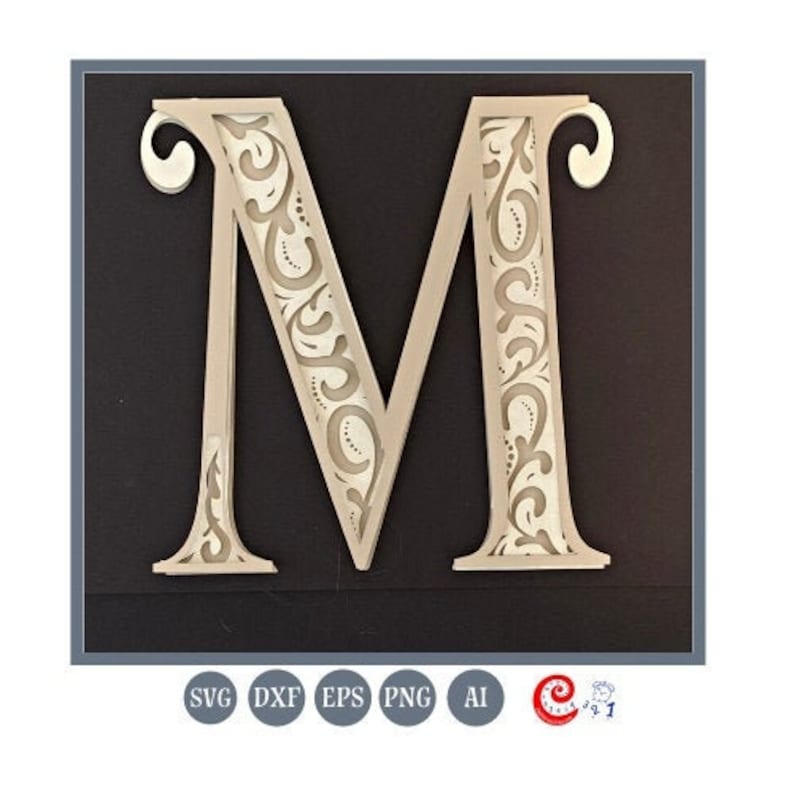 Free Free 304 Cricut Mandala Letters SVG PNG EPS DXF File