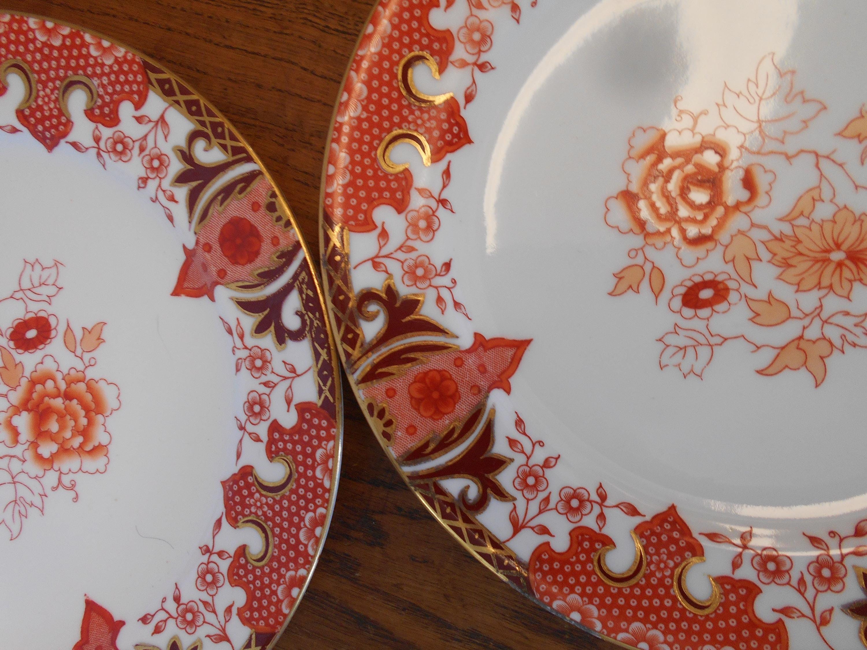 ロイヤルクラウンダービー サラダプレート 4枚セット ボーンチャイナ