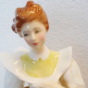 Royal Doulton England Figure Of The Month January 1988 Hand Made and Decorated #HN2697