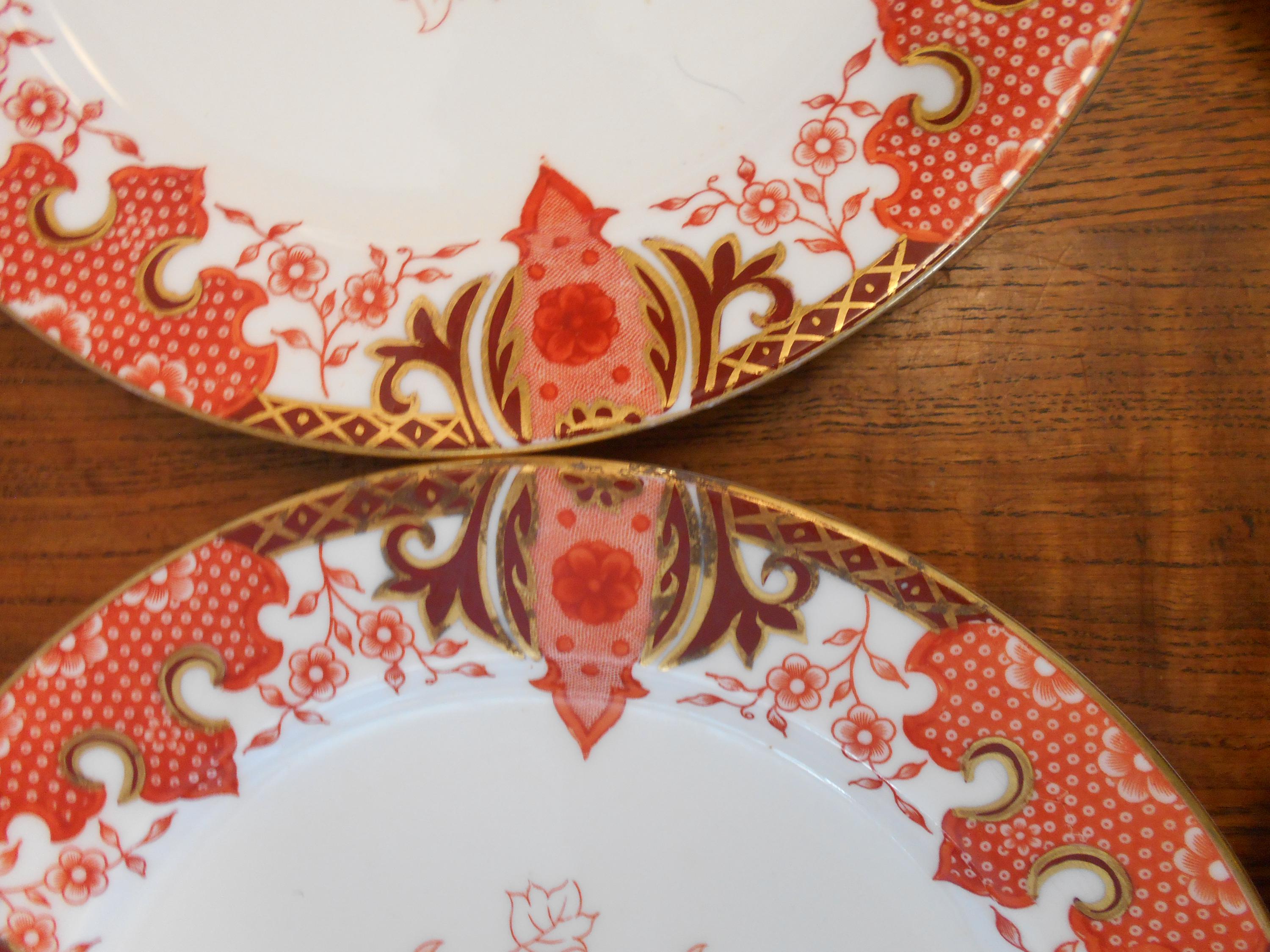 ロイヤルクラウンダービー サラダプレート 4枚セット ボーンチャイナ