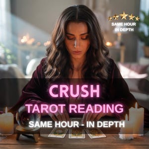 Psychic Love Reading ,Crush Reading, What Does My Crush Think About Me? Tarot Relationship Reading,Same Day Love Insights,Spiritual Guidance