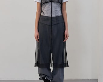 Vestido de malla de tul, vestido transparente, vestido de playa, vestido de festival, vestido de alta costura, vestido futurista, vestido de cóctel.